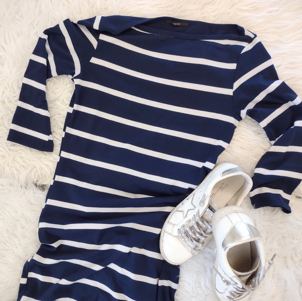 Soprano Navy & White Dress